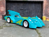Custom Hot Wheels - Batman Batmobile - Scooby-Doo Green - White Race Wheels - Rubber Tires
