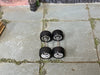 Replacement Wheels and Rubber Tires: Hot Wheels Matchbox Rubber Tires and Wheels Chrome and Satin Cragar Style 12mm 12mm Wheels