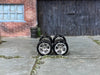 Replacement Wheels and Rubber Tires: Hot Wheels Matchbox Rubber Tires and Wheels Chrome and Satin Cragar Style 12mm 12mm Wheels