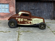 Custom Matchbox '33 Ford Coupe, Matchbox Speed Shop #166 with slick tires, side view