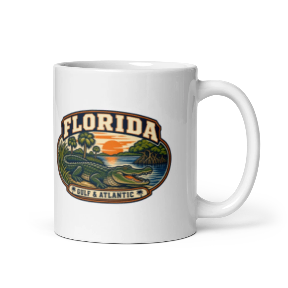 Florida Heritage Badge Coffee Mug – 11 oz product mockup