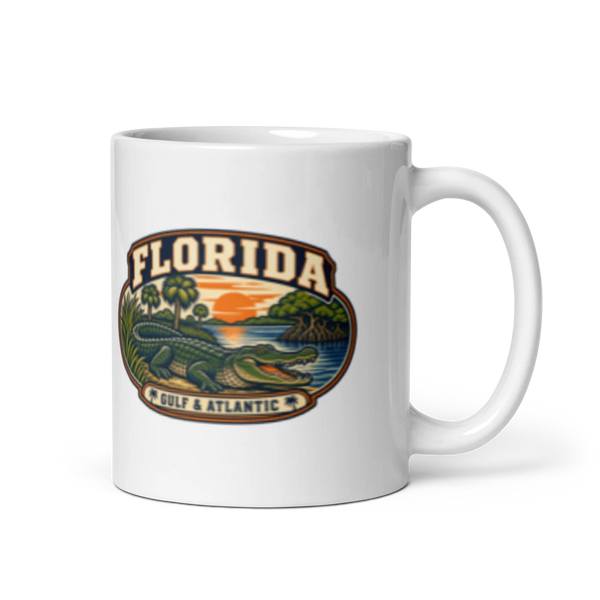 Florida Heritage Badge Coffee Mug – 11 oz product mockup