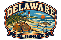 Delaware heritage badge embroidery artwork