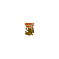 Monster Mugs 013 Hot Rod Coffee Mug — Muncle Mikes Die-Cut Sticker product mockup