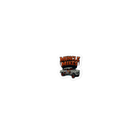 Muncle Mikes Hot Rod and Rat Rod Shirt Mayhem! Bombs Away Gasser Die-Cut Sticker product mockup