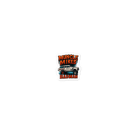 Muncle Mikes Hot Rod and Rat Rod Shirt Mayhem! BADMAN Wagon Die-Cut Sticker product mockup