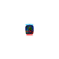 Muncle Mikes Hot Rod and Rat Rod Shirt Mayhem! Monster Rods! (019) Die-Cut Sticker product mockup