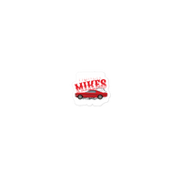Smoking Hot Rod 1965 Mustang Fastback Die-Cut Sticker product mockup