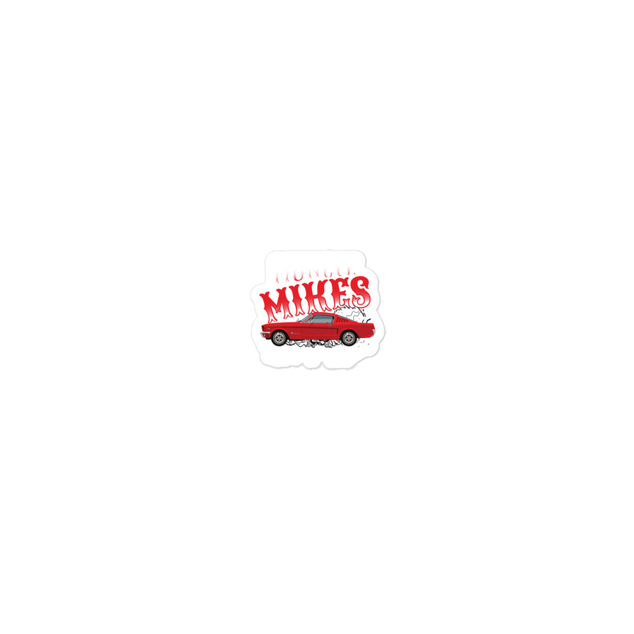 Smoking Hot Rod 1965 Mustang Fastback Die-Cut Sticker | Muncle Mikes