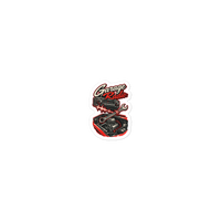 Turn Up the Garage Radio Die-Cut Sticker product mockup