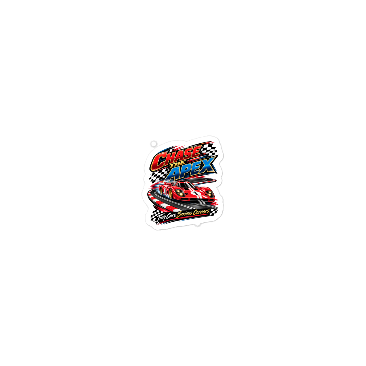 Chase the Apex Die-Cut Sticker product mockup