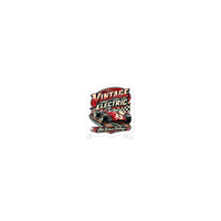 Vintage Electric Die-Cut Sticker product mockup