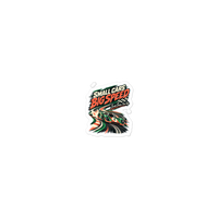 Small Cars Big Speed Die-Cut Sticker product mockup