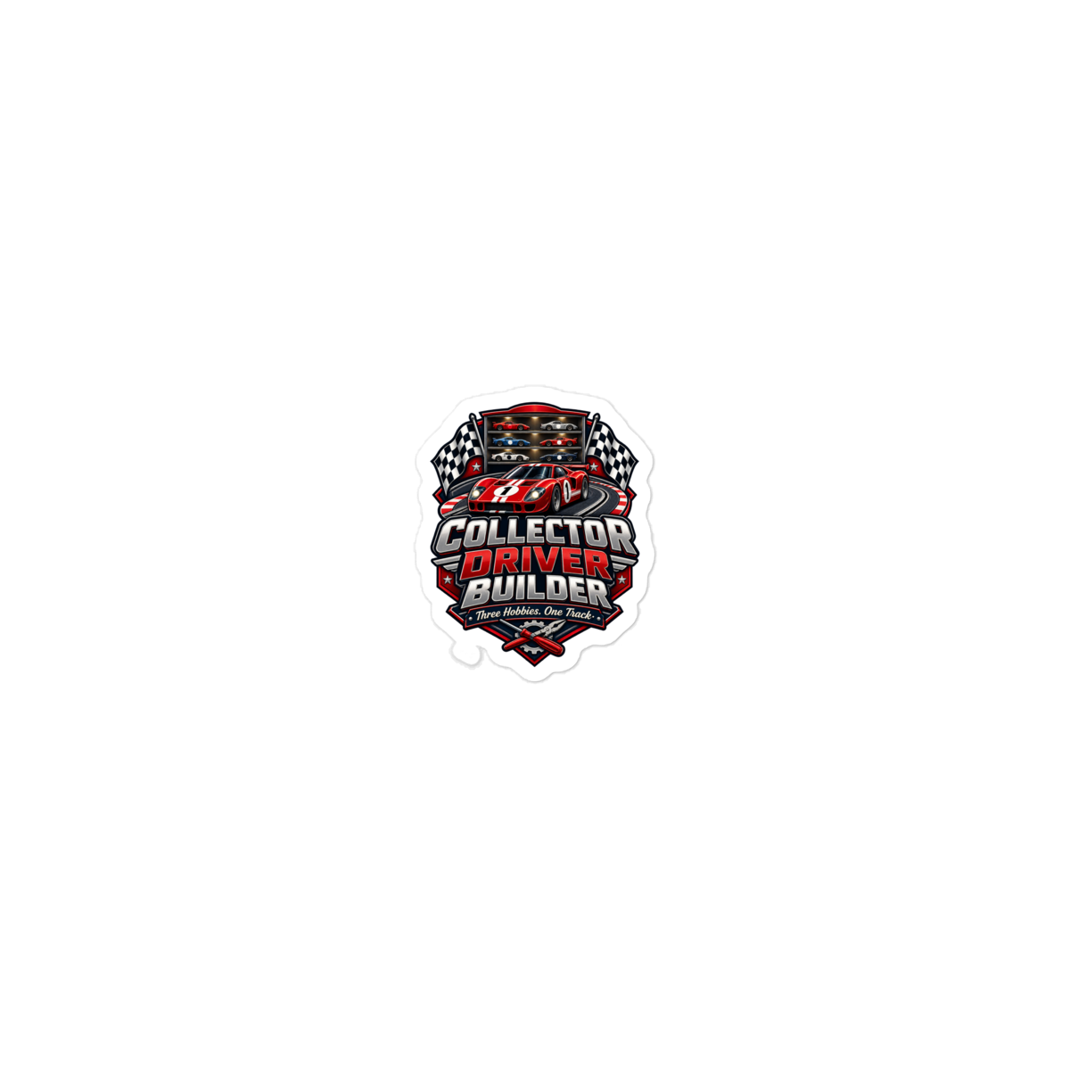 Collector Driver Builder Die-Cut Sticker product mockup