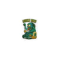 Hot Rods and Monsters 002 T-Shirt — Muncle Mikes Die-Cut Sticker product mockup 2