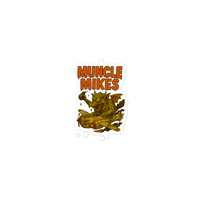 Monster Mugs 013 Hot Rod Coffee Mug — Muncle Mikes Die-Cut Sticker product mockup 2