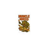 Monster Mugs 012 Hot Rod Coffee Mug — Muncle Mikes Die-Cut Sticker product mockup 2