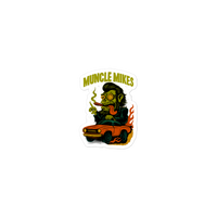Muncle Mikes Hot Rod and Rat Rod Shirt Mayhem! Monster Rods! (013) Die-Cut Sticker product mockup 2