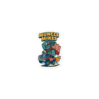 Muncle Mikes Hot Rod and Rat Rod Shirt Mayhem! Monster Rods! (018) Die-Cut Sticker product mockup 2