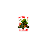 Muncle Mikes Hot Rod and Rat Rod Shirt Mayhem! Monster Rods! (025) Die-Cut Sticker product mockup 2