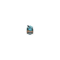 Topaz Lake California Die-Cut Sticker product mockup 2