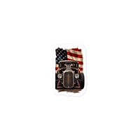 American Steel Blown Roadster Die-Cut Sticker product mockup 2