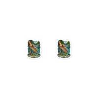 Catch Admire Release Trout Die-Cut Sticker product mockup 3