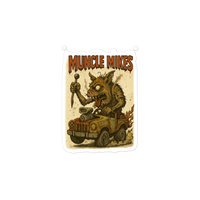 Monster Mugs 010 Hot Rod Coffee Mug — Muncle Mikes Die-Cut Sticker product mockup 3