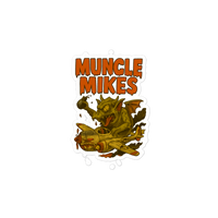 Monster Mugs 013 Hot Rod Coffee Mug — Muncle Mikes Die-Cut Sticker product mockup 3
