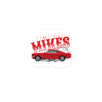 Smoking Hot Rod 1965 Mustang Fastback Die-Cut Sticker product mockup 3