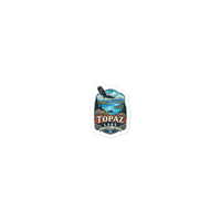 Topaz Lake California Die-Cut Sticker product mockup 3