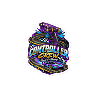 Controller Crew Die-Cut Sticker product mockup 3