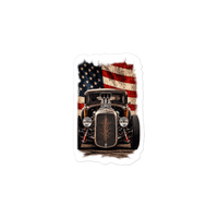 American Steel Blown Roadster Die-Cut Sticker product mockup 3
