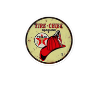 Fire Chief Vintage Gas and Oil T-Shirt — Muncle Mikes Die-Cut Sticker product mockup 4