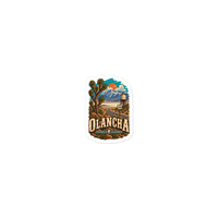 Olancha California Die-Cut Sticker product mockup 4