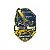 Under-Hood Lighting Specialist Die-Cut Sticker product mockup 4