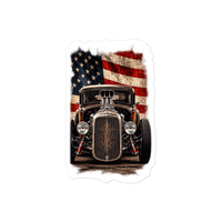 American Steel Blown Roadster Die-Cut Sticker product mockup 4