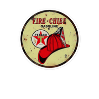 Fire Chief Vintage Gas and Oil T-Shirt — Muncle Mikes Die-Cut Sticker product mockup 5