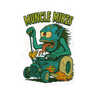 Hot Rods and Monsters 002 T-Shirt — Muncle Mikes Die-Cut Sticker product mockup 5