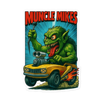 Muncle Mikes Hot Rod and Rat Rod Shirt Mayhem! Monster Rods! (003) Die-Cut Sticker product mockup 5