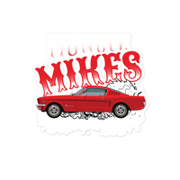 Smoking Hot Rod 1965 Mustang Fastback Die-Cut Sticker product mockup 5