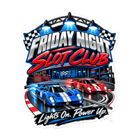 Friday Night Slot Club Die-Cut Sticker product mockup 5