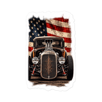 American Steel Blown Roadster Die-Cut Sticker product mockup 5