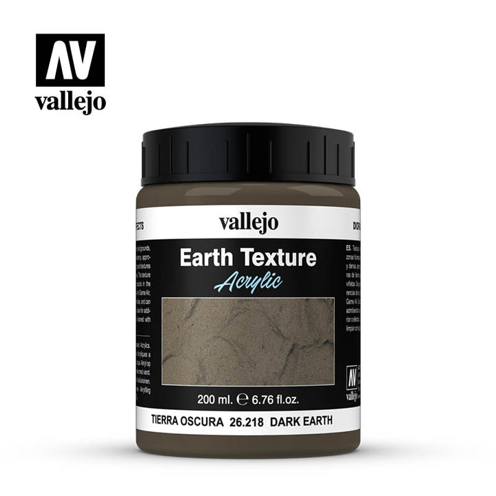 Vallejo Dark Earth Earth Texture Diorama Effect 200ml Bottle — exact product reference