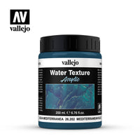 Vallejo Mediterranean Blue Water Texture Effect 200ml Bottle — exact product reference view 3