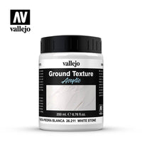 Vallejo White Stone Ground Texture Diorama Effect 200ml Bottle — exact product reference view 3