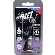 Deluxe Materials AD88 Roket UV 5 g adhesive and UV light in retail packaging