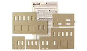 DPM 10300 Cutting's Scissor Co. HO scale building kit, unassembled wall parts and instructions.