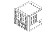 DPM 10400 B. Moore Catalog/Showroom HO scale building kit, assembly illustration.