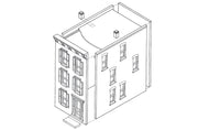 DPM 11100 Townhouse No. 3 HO scale building kit, assembly illustration.